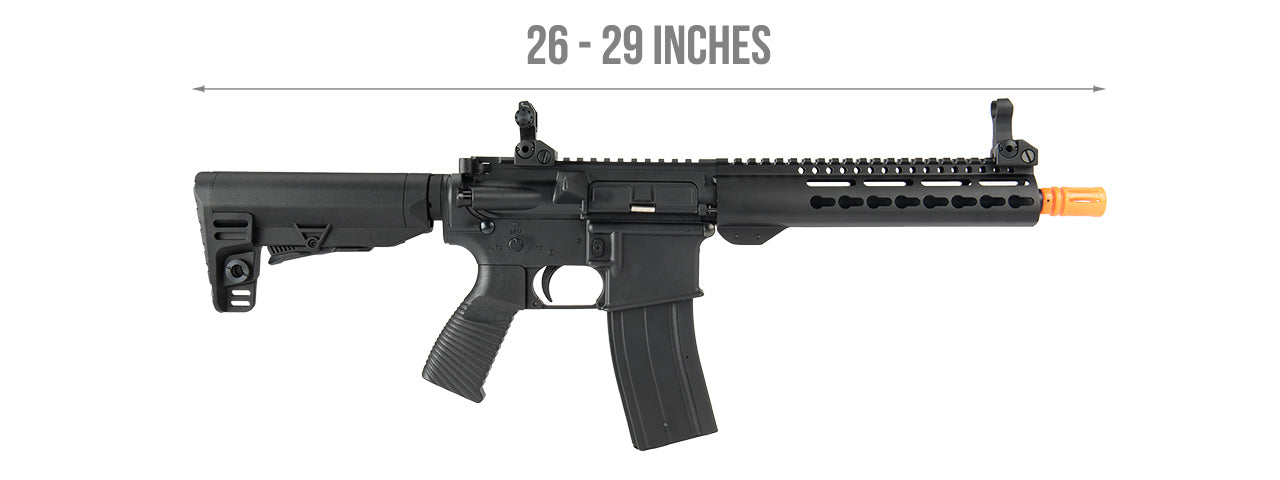 GOLDEN EAGLE MC6641 ELITE SERIES 9 KEYMOD GAS BLOWBACK AIRSOFT RIFLE (BLACK)