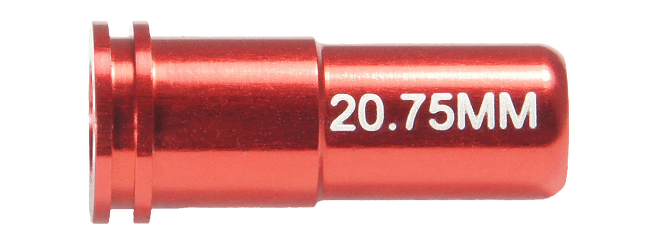 MAXX CNC ALUMINUM DOUBLE O-RING AIR SEAL NOZZLE FOR AIRSOFT AEG (RED)