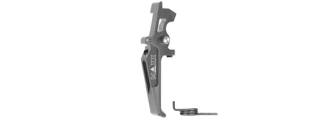 Maxx Model CNC Aluminum Advanced Speed Trigger Style E (Color: Titan)