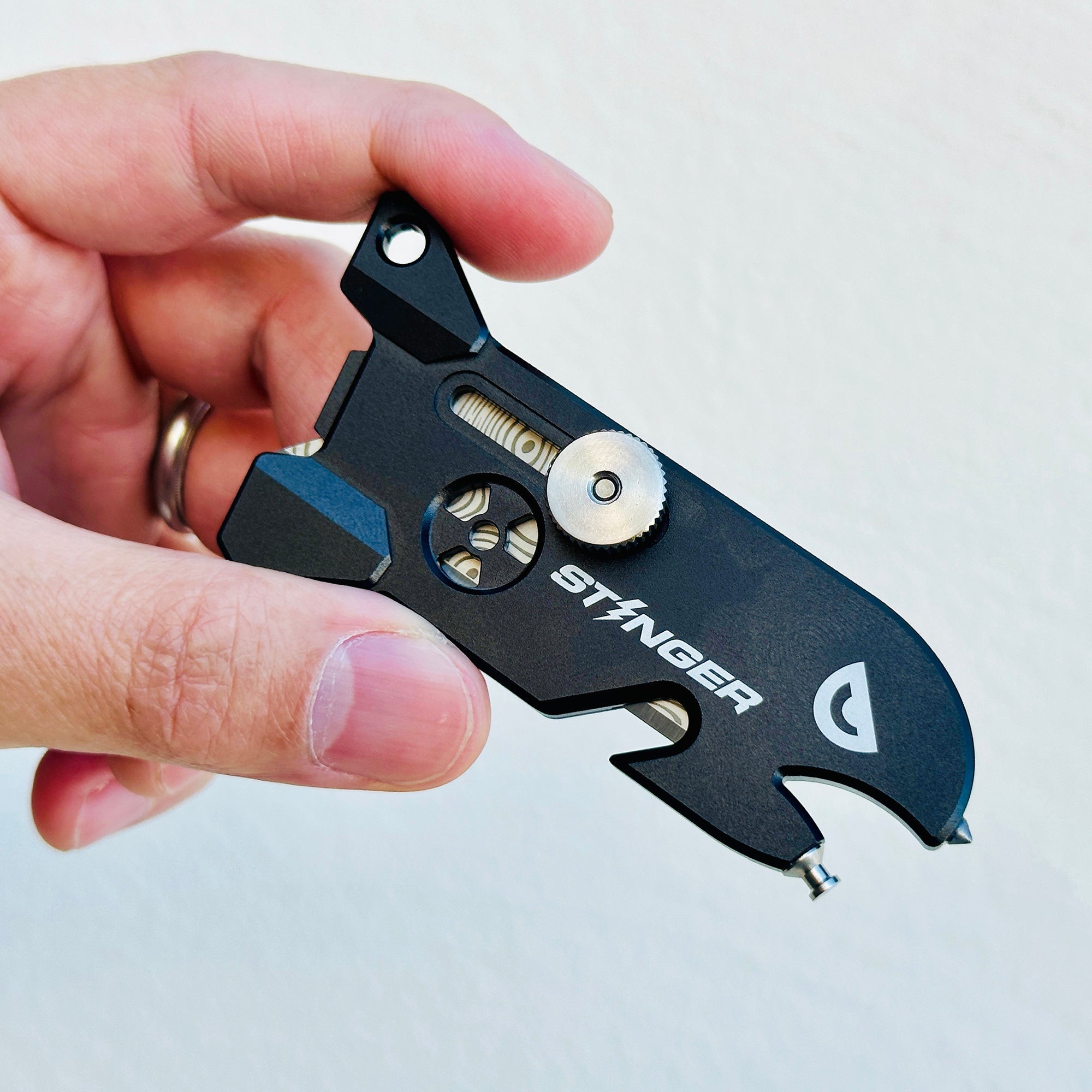 Stinger EDC Tool, Keychain Utility - Matte Black