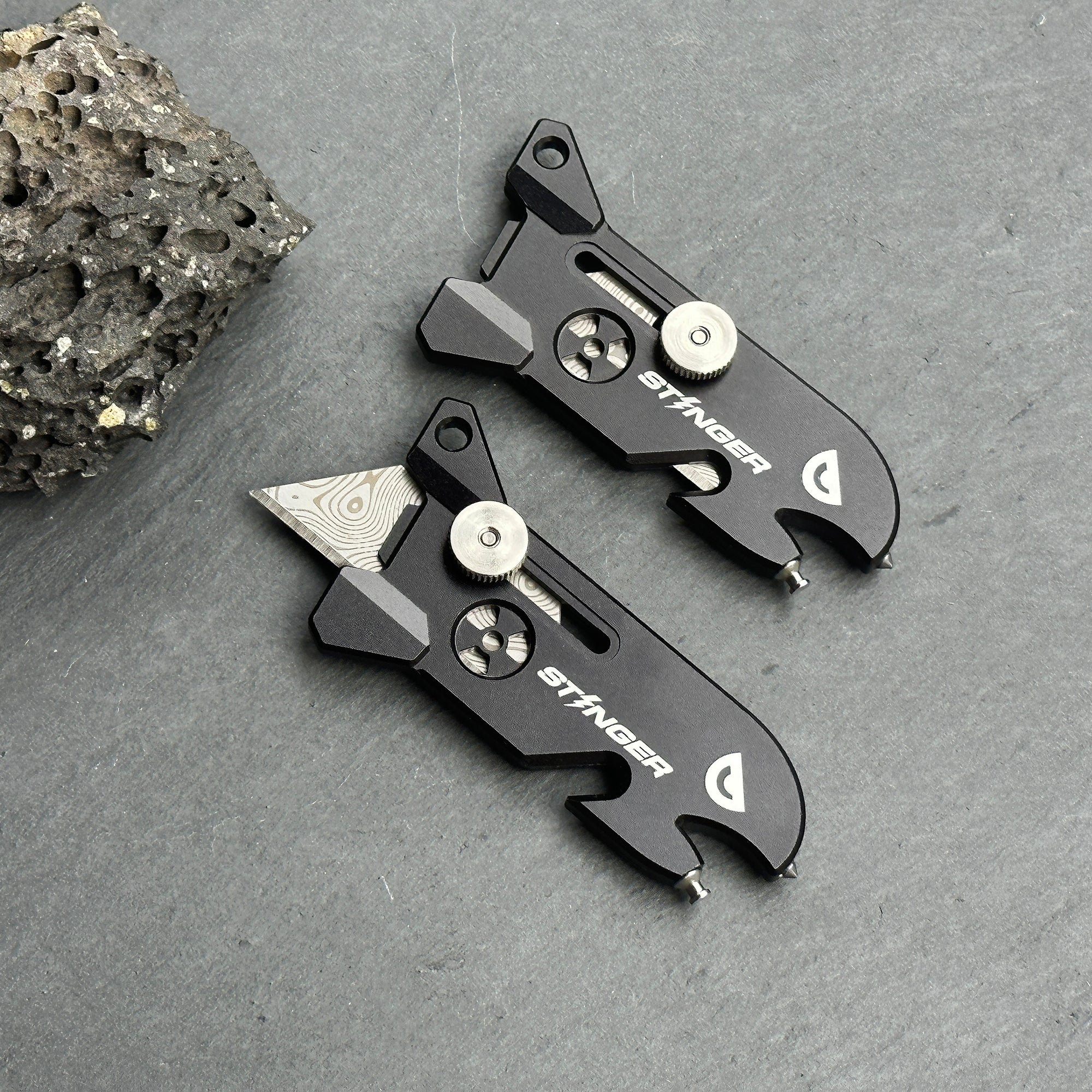 Stinger EDC Tool, Keychain Utility - Matte Black
