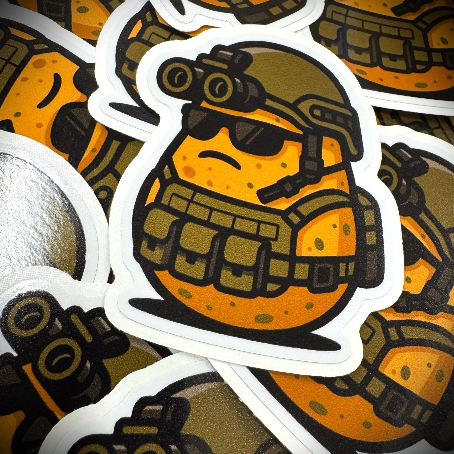 "Major Mash" - The Tactical Potato - 3.25" Sticker