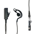 Mic & Ear Hook Earpiece Radio Kit - Quick Disconnect (Hirose) Harris(L3Harris) HDP150, HDP100 Momentum & More