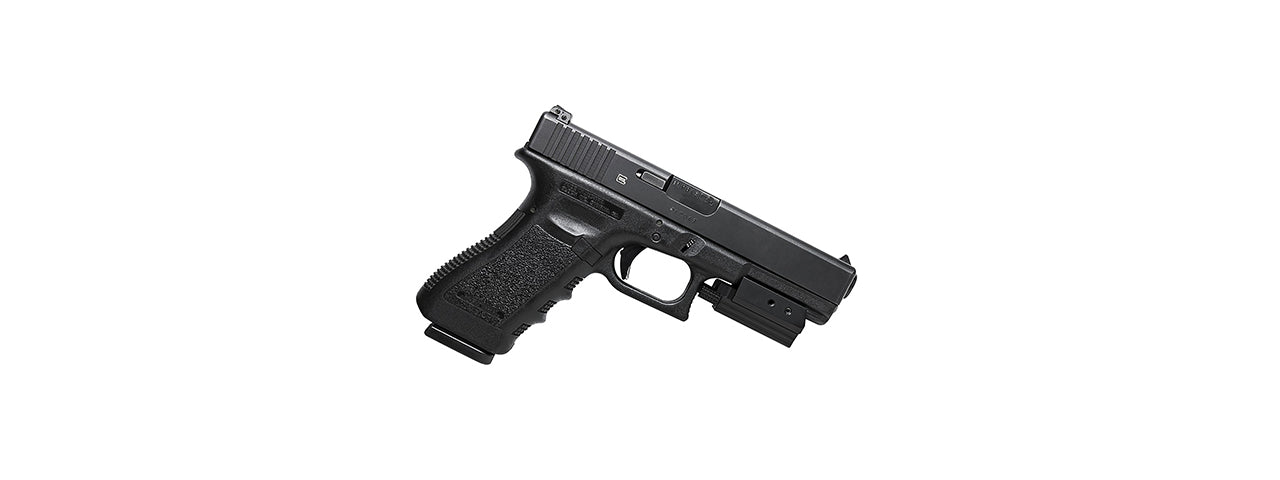 NCSTAR AIRSOFT LOW PROFILE TACTICAL RED LASER W/ WEAVER RAIL MOUNT