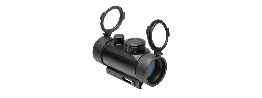 NCSTAR 1X30 FULL METAL RIFLE RED DOT SIGHT W/ 7-LEVEL INTENSITY