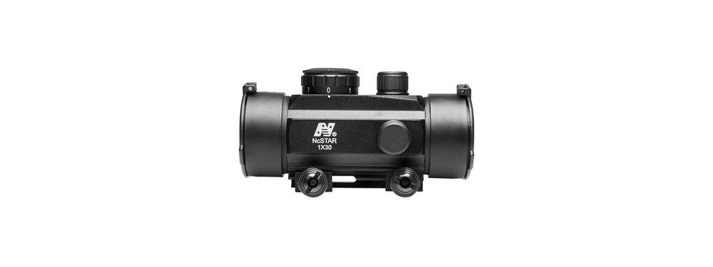 NCSTAR 1X30 FULL METAL RIFLE RED DOT SIGHT W/ 7-LEVEL INTENSITY