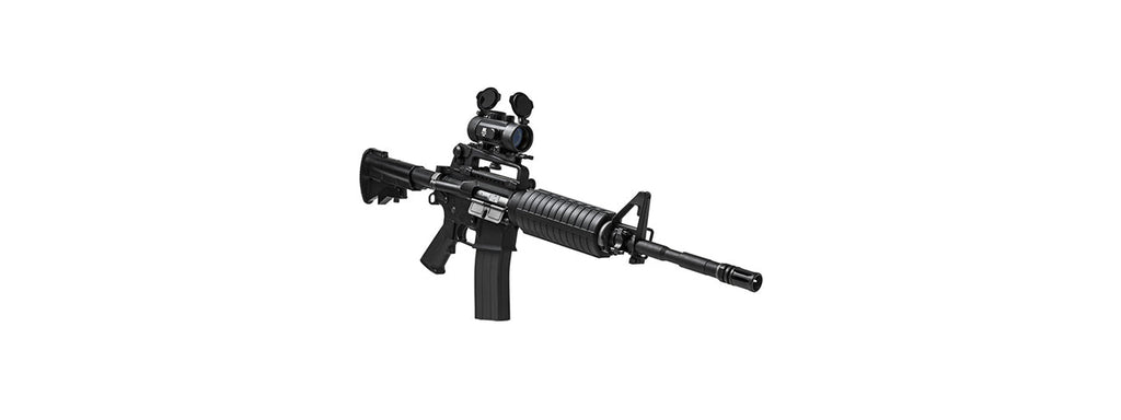 NCSTAR 1X30 FULL METAL RIFLE RED DOT SIGHT W/ 7-LEVEL INTENSITY