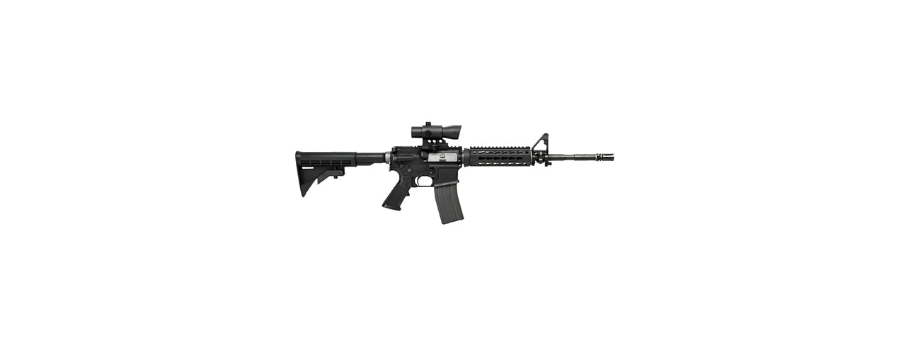 NCSTAR AIRSOFT MARK III TACTICAL ADVANCED OPTIC W/ 4 RETICLES - BLACK