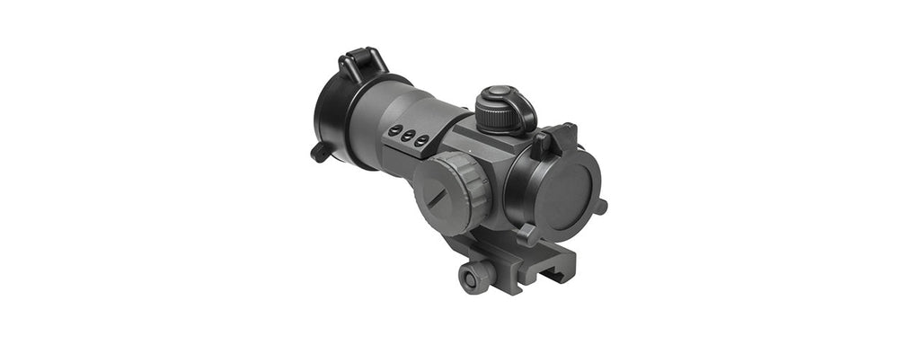 NCSTAR AIRSOFT TACTICAL 35MM RED/GRN/BLUE DOT OPTIC - URBAN GRAY