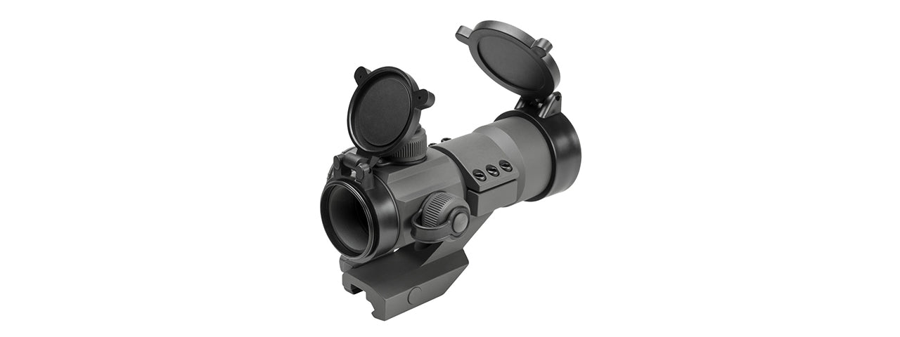 NCSTAR AIRSOFT TACTICAL 35MM RED/GRN/BLUE DOT OPTIC - URBAN GRAY