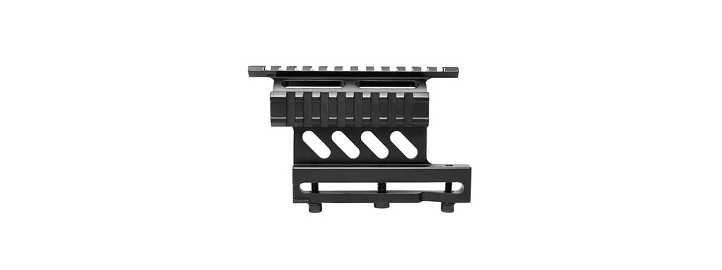NCSTAR AK SIDE-RAIL OPTICS SCOPE MOUNT W/ INTEGRATED WEAVER RAILS