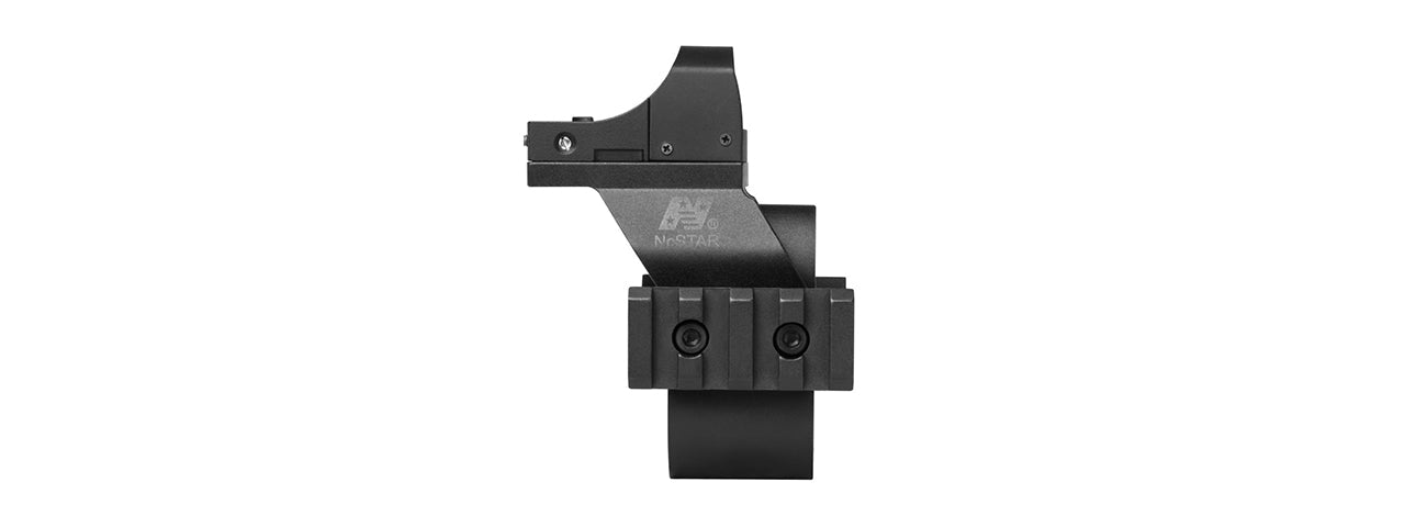 NCSTAR MOSS 500/590 GREEN DOT OPTIC W/ BARREL RAIL MOUNT - BLACK