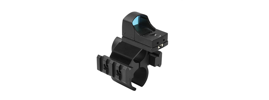 NcStar Remington Red Dot Optic Combo w/ Barrel Rail Mount - BLACK
