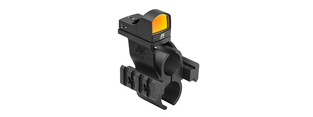 NcStar Remington Red Dot Optic Combo w/ Barrel Rail Mount - BLACK