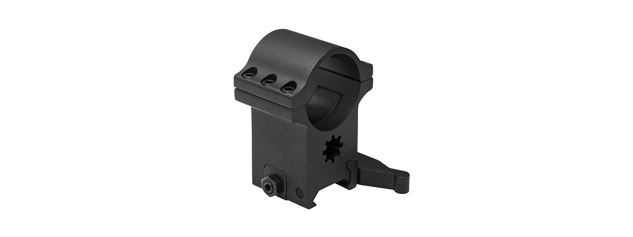 NCSTAR 6 BOLT 1.5 30MM SCOPE RING/QUICK RELEASE MOUNT