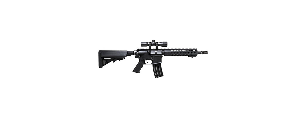 NCSTAR TACTICAL 4X30 P4 SNIPER RETICLE COMPACT SCOPE - BLACK