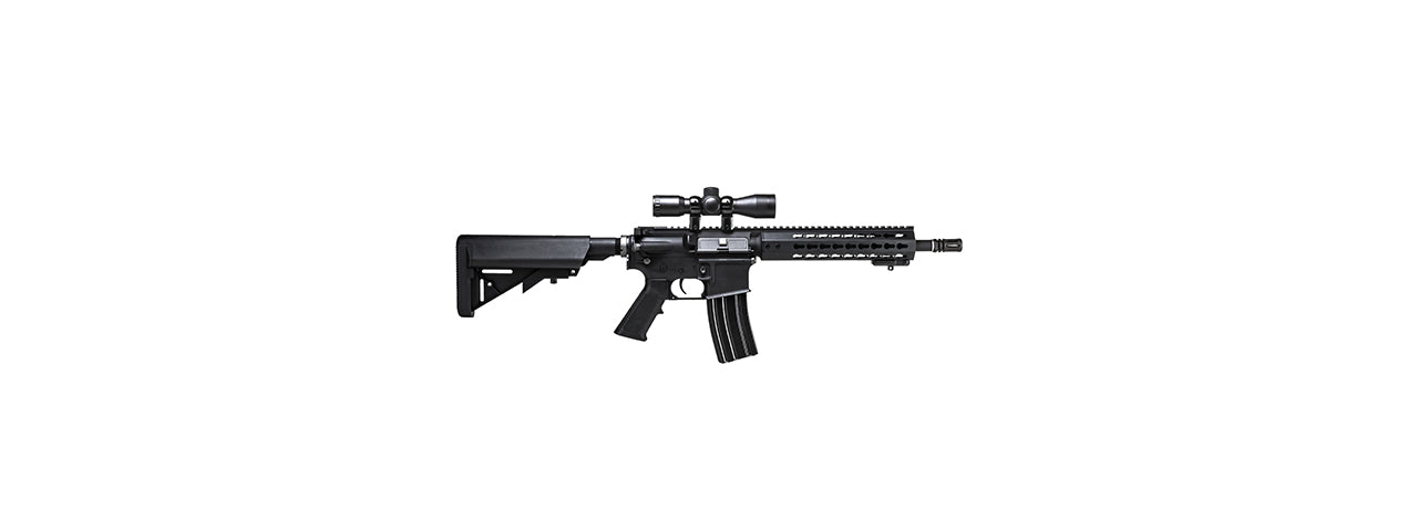 NCSTAR TACTICAL 4X30 P4 SNIPER RETICLE COMPACT SCOPE - BLACK