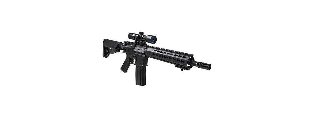 NCSTAR TACTICAL 4X30 P4 SNIPER RETICLE COMPACT SCOPE - BLACK