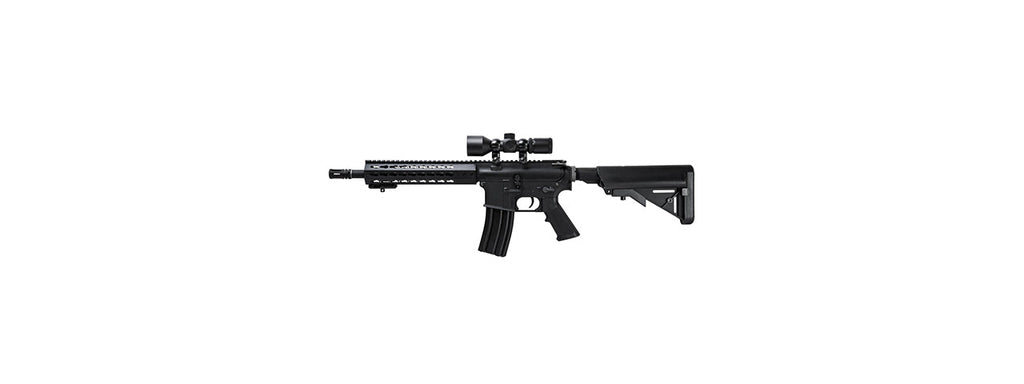 NCSTAR TACTICAL 3-9X42 POWER MAGNIFICATION RED III RET SCOPE - BLACK