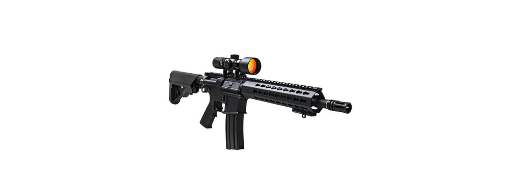 NCSTAR TACTICAL 3-9X42 POWER MAGNIFICATION RED III RET SCOPE - BLACK