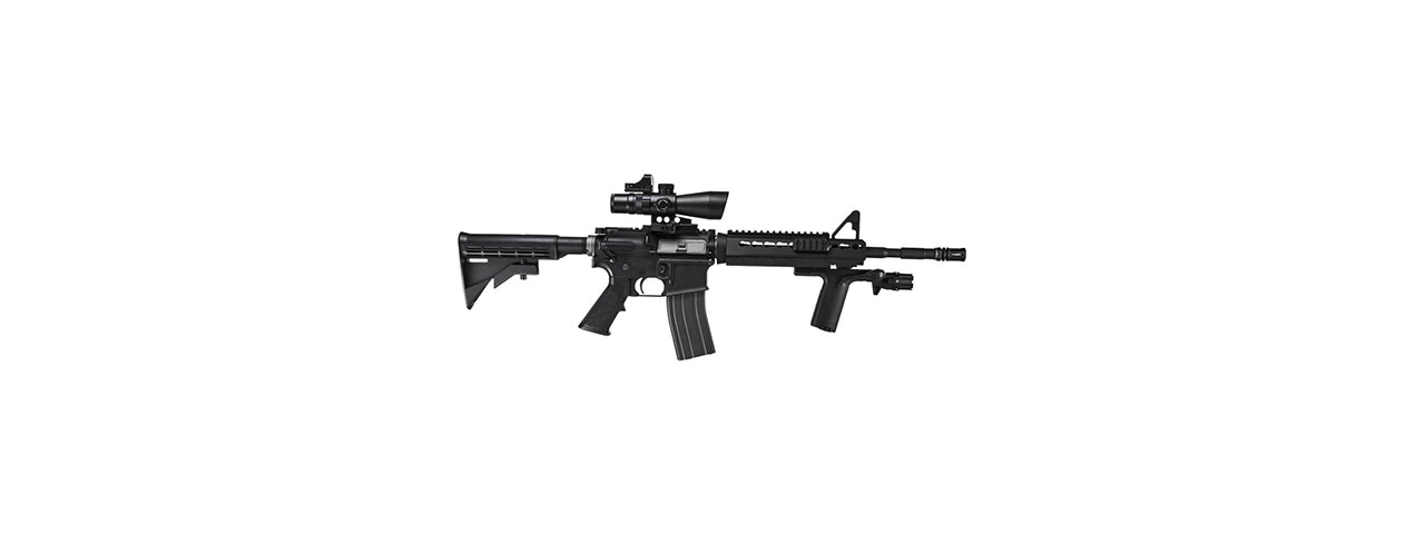 NCSTAR M4/M16 KEYMOD VERTICAL GRIP W/ LIGHT - BLACK