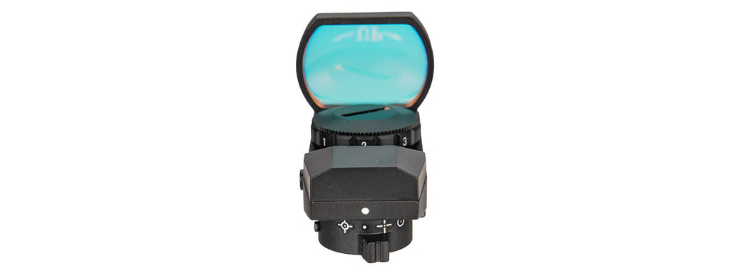 NCSTAR KEYMOD QUICK RELEASE 4 RETICLE REFLEX OPTIC - BLACK