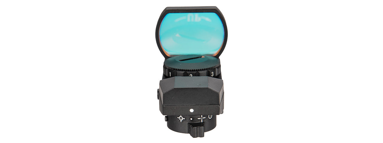 NCSTAR KEYMOD QUICK RELEASE 4 RETICLE REFLEX OPTIC - BLACK