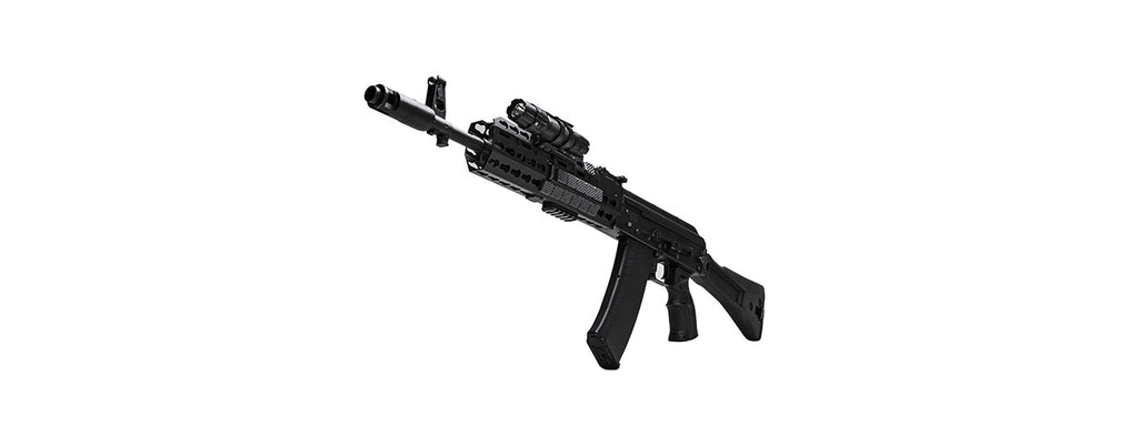 NCSTAR AK KEYMOD ALUMINUM HANDGUARD - EXTENDED LENGTH - BLACK