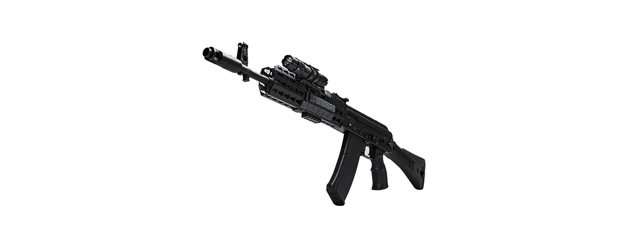 NCSTAR AK KEYMOD ALUMINUM HANDGUARD - EXTENDED LENGTH - BLACK
