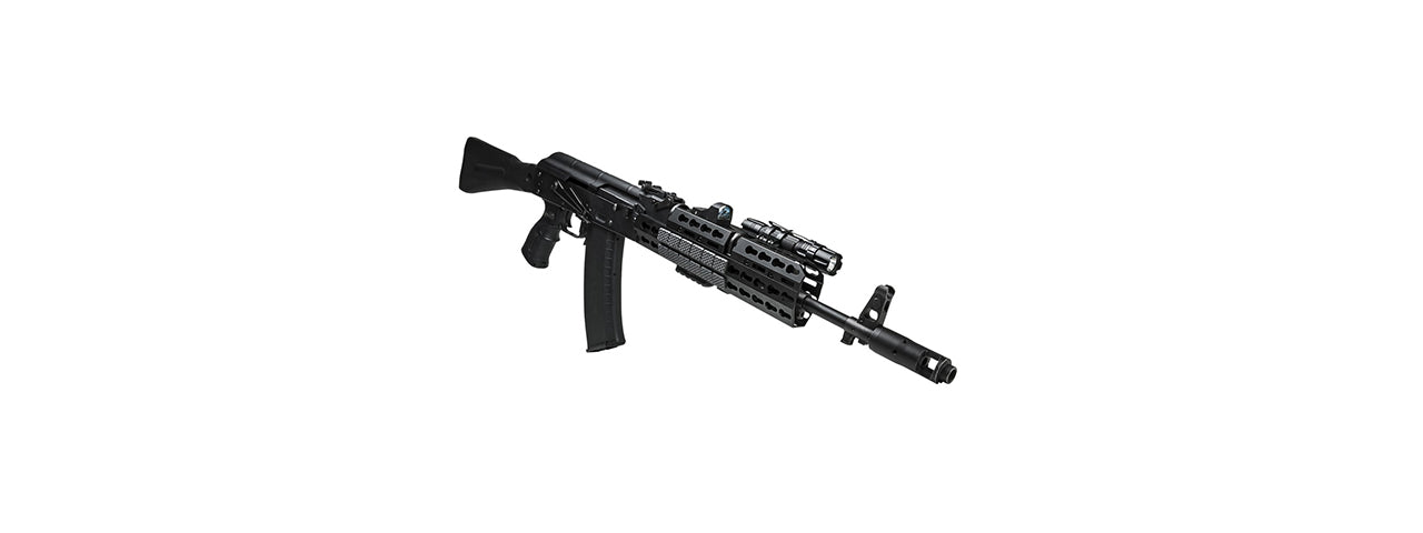 NCSTAR AK KEYMOD ALUMINUM HANDGUARD - EXTENDED LENGTH - BLACK