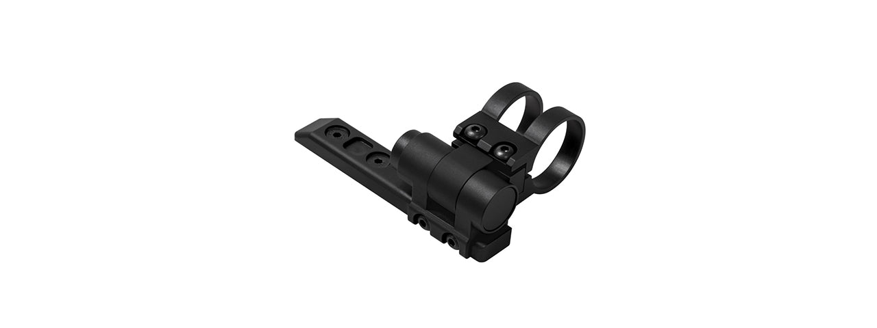 NCSTAR 1 EXTENDED MODULAR KEY-MOD RING MOUNT - BLACK