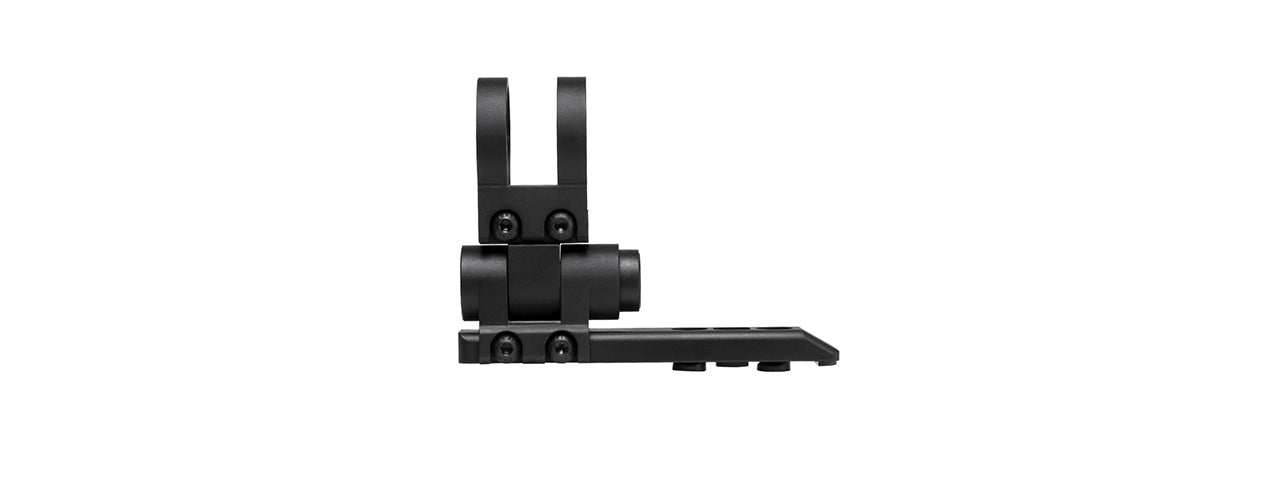 NCSTAR 1 EXTENDED MODULAR KEY-MOD RING MOUNT - BLACK