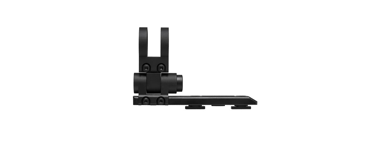 NCSTAR M-LOK 1 EXTENDED ALUMINUM MODULAR RING MOUNT - BLACK