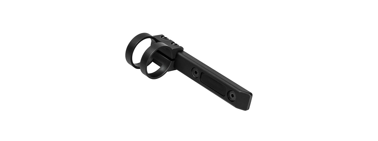 NCSTAR M-LOK 1 EXTENDED ALUMINUM RING MOUNT - BLACK