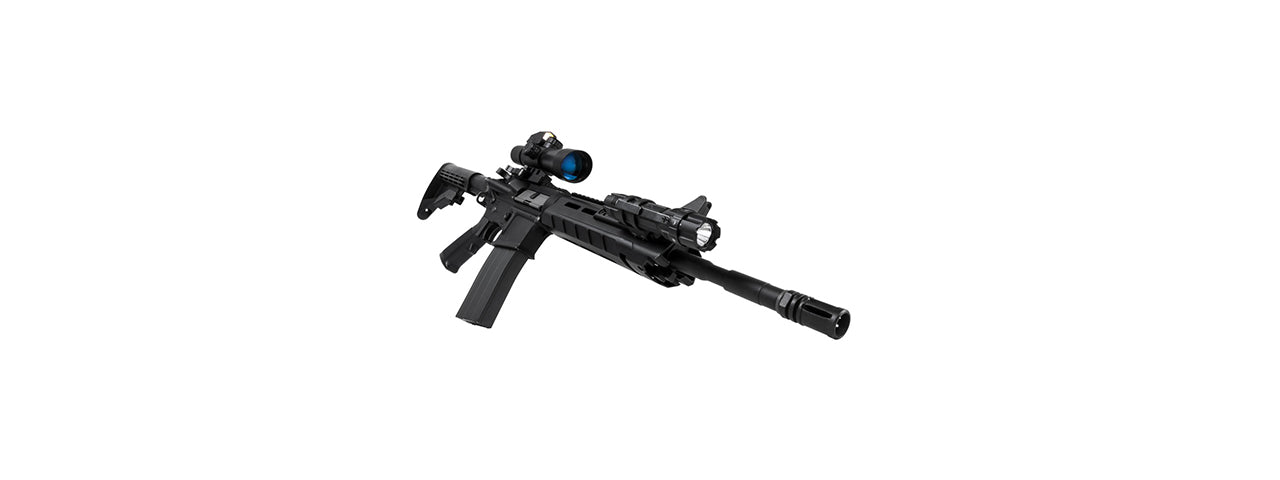 NCSTAR M-LOK 1 EXTENDED ALUMINUM RING MOUNT - BLACK