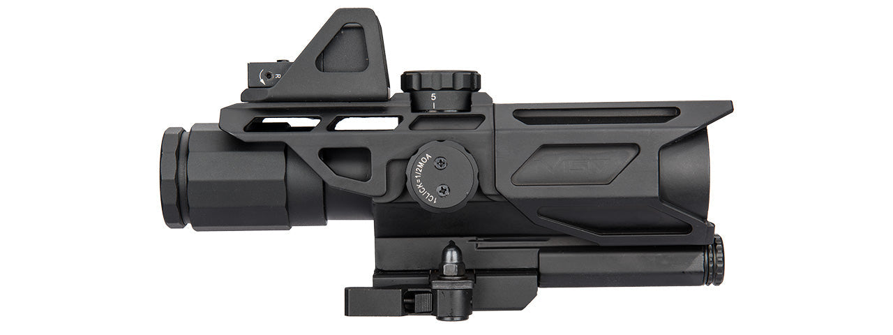 NCSTAR GEN 3 ULTIMATE SIGHTING SYSTEM 3-9X40 SCOPE W/ RED DOT - BLACK