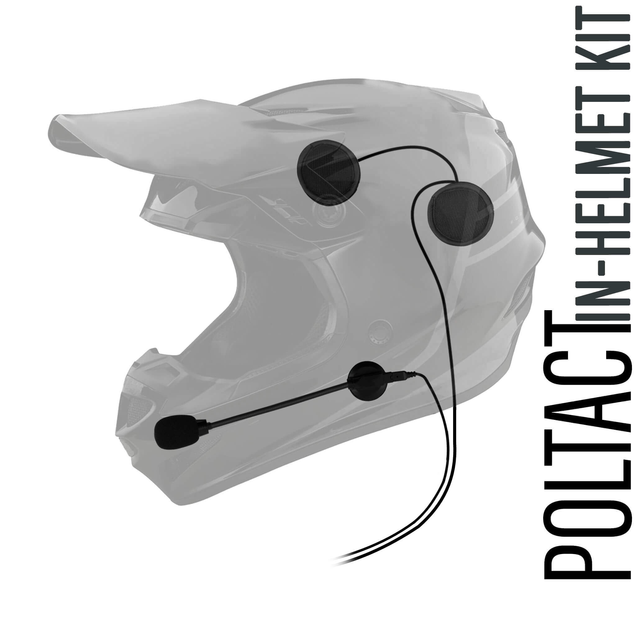 In Helmet & Push To Talk Kit - Quick Disconnect (Hirose): All Kenwood Multi-Pin TK & NX Series