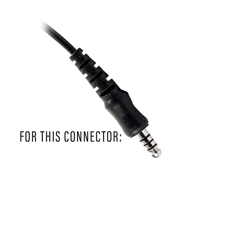 Tactical Dual Radio PTT for Single Comm Headset Quick Disconnect (Hirose): NATO/Military Wiring, Gentex, Ops-Core, OTTO, Select Peltor Models, Helicopter - Replacement/Upgrade - No Adapter