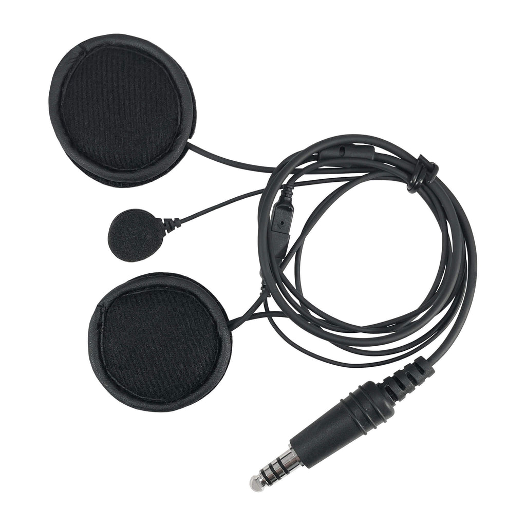 Tactical In-Helmet & Push To Talk Kit - BaoFeng: UV9G, UV9R, UV9R Plus, UV9R Pro, BF-A58, BF-558, BF-N9, UV-XR, GT-3WP, BF-9700, UV-5S, BF-R760, UV-82WP
