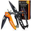 2-Pack Carabiner Knives