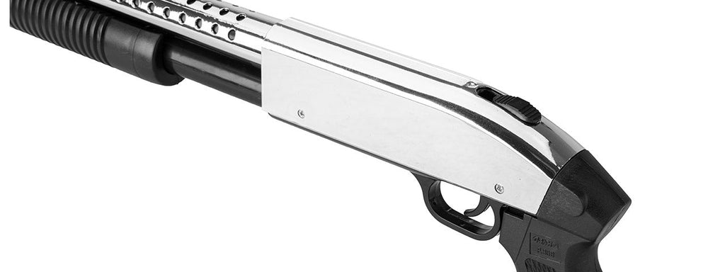 UKARMS P388 Spring Single Shot Airsoft Shotgun (SILVER)