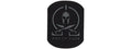 Molon Labe Spartan Battle Worn PVC Patch (Color: Black)