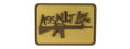 G-FORCE ASSAULLT LIFE PVC MORALE PATCH (TAN)
