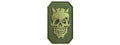 G-Force Zombie Devil PVC Morale Patch (OLIVE GREEN)