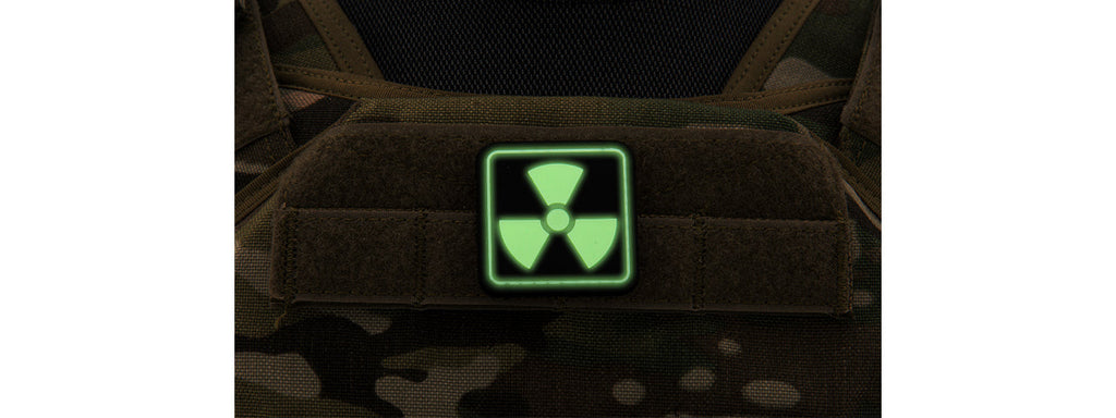 Glow in the Dark Atomic PVC Patch (Front Glow)