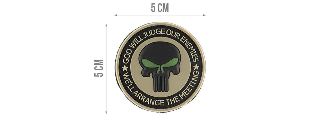 G-FORCE PUNISHER ENEMIES GLOW-IN-THE-DARK PVC MORALE PATCH