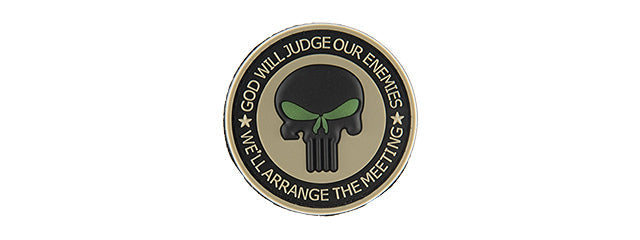 G-FORCE PUNISHER ENEMIES GLOW-IN-THE-DARK PVC MORALE PATCH