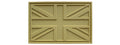 G-Force United Kingdom Flag PVC Morale Patch (TAN)