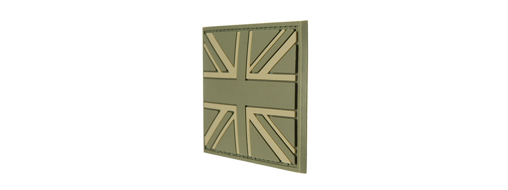G-FORCE UK FLAG PVC MORALE PATCH (OD GREEN)
