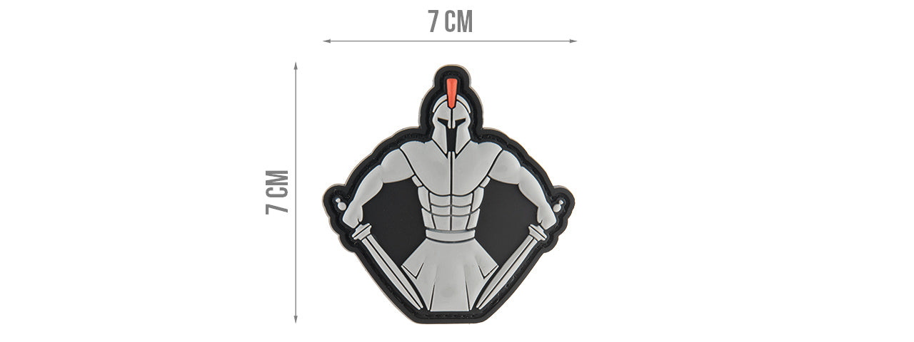 G-FORCE SPARTAN WARRIOR MOLON LABE PVC MORALE PATCH